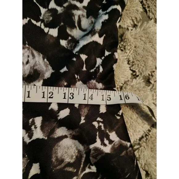 Betsey Johnson Dress Size 12 Pearled Collar Floral Sleeveless Zip Lined - Picture 13 of 14